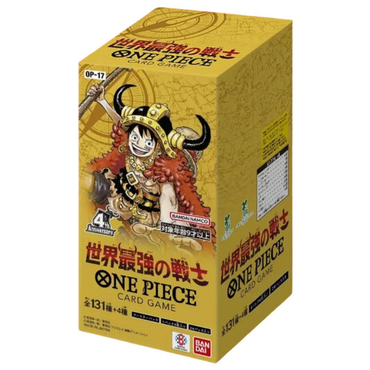 OP-17 The World's Strongest Warriors Japanese One Piece Booster Box