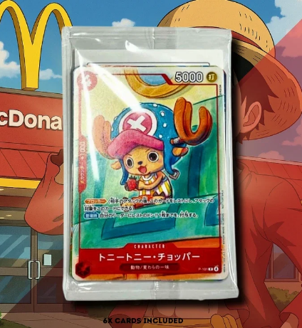 One Piece McDonald's Promo Cards 2025 [Japonés] (Set 6 cartas)