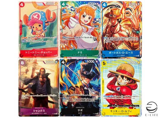 One Piece McDonald's Promo Cards 2025 [Japonés] (Set 6 cartas)